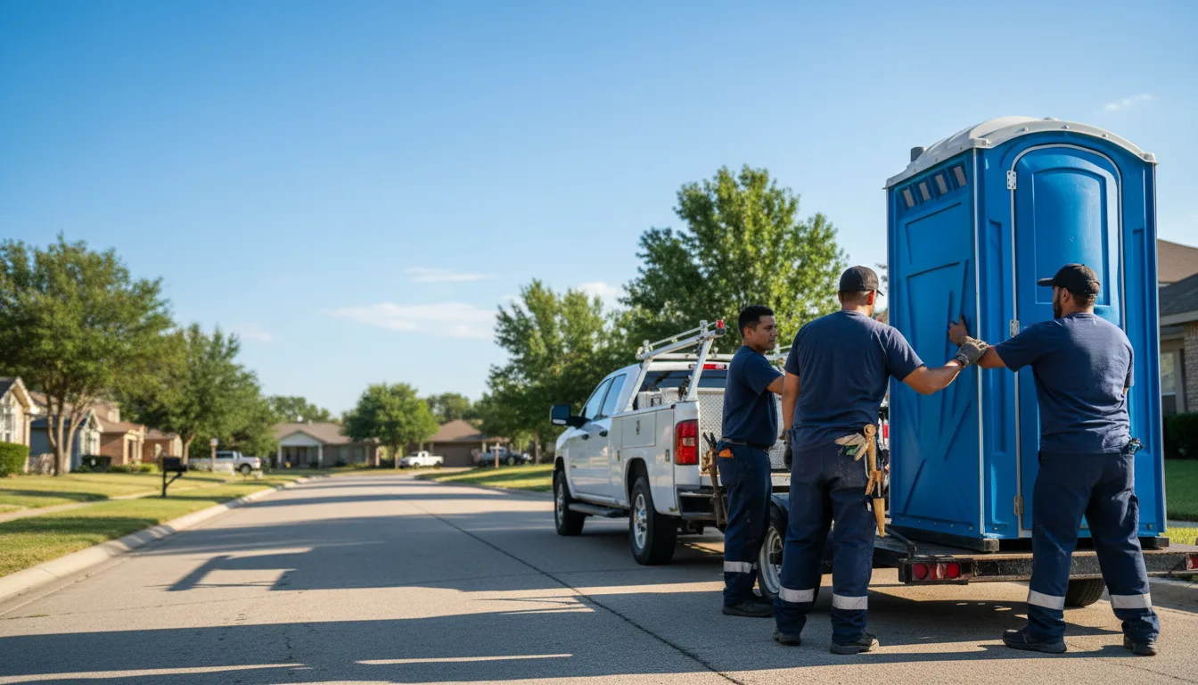 Portable Toilet Rental in Wingate, TX near me